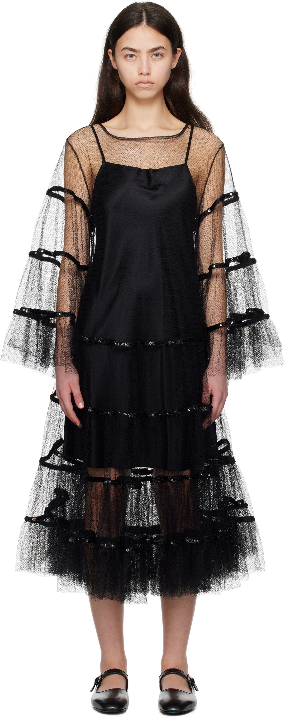 【送料&関税込】Bode Embroidered Silk Blend Stadium Dress Bode Embroidered Silk Blend Stadium Dress Bode