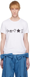 ANDREJ GRONAU White HTML T-shirt