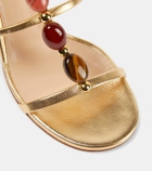 Gianvito Rossi Shanti 85 embellished leather sandals