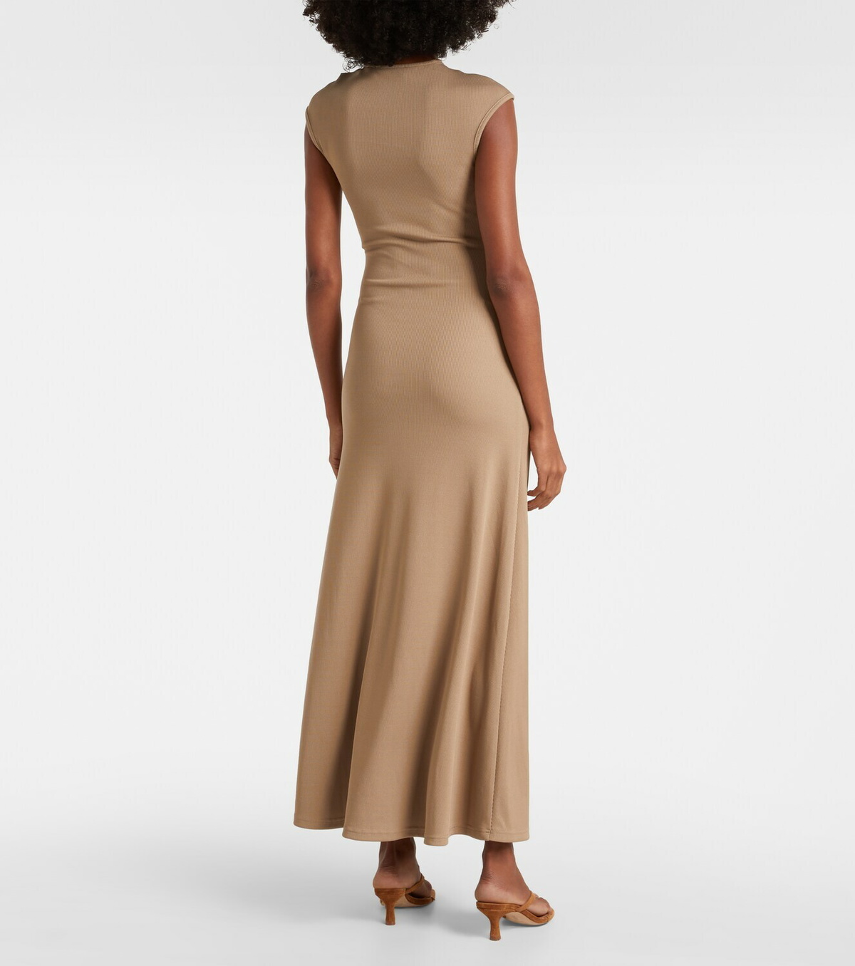Christopher Esber Mineral Stone embellished jersey maxi dress