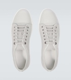 Lanvin DBB1 leather-trimmed suede sneakers