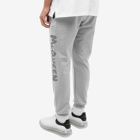 Alexander McQueen Men's Graffiti Logo Sweat Pant in Pale Grey