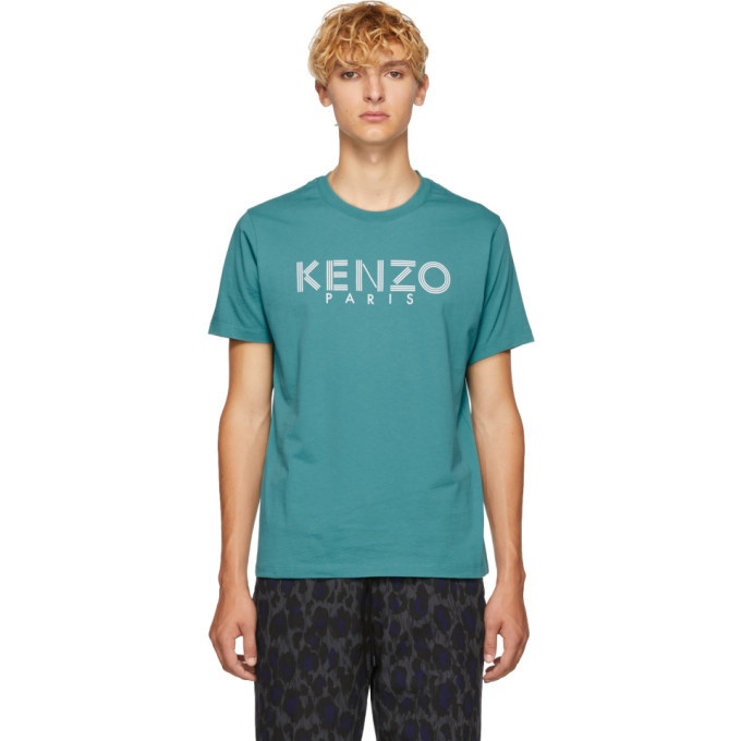 Photo: Kenzo Blue Logo T-Shirt