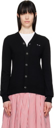 COMME des GARÇONS PLAY Black Heart Cardigan