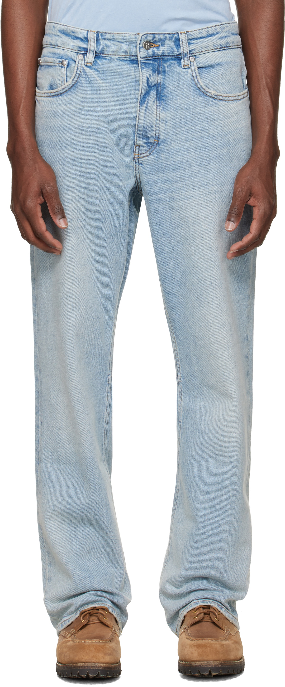 Represent Blue Boot Cut Jeans