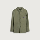 Needles Men's Reversed Sateen Coverall Jacket in Olive