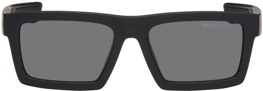 Photo: Prada Eyewear Black Linea Rossa Active Sunglasses