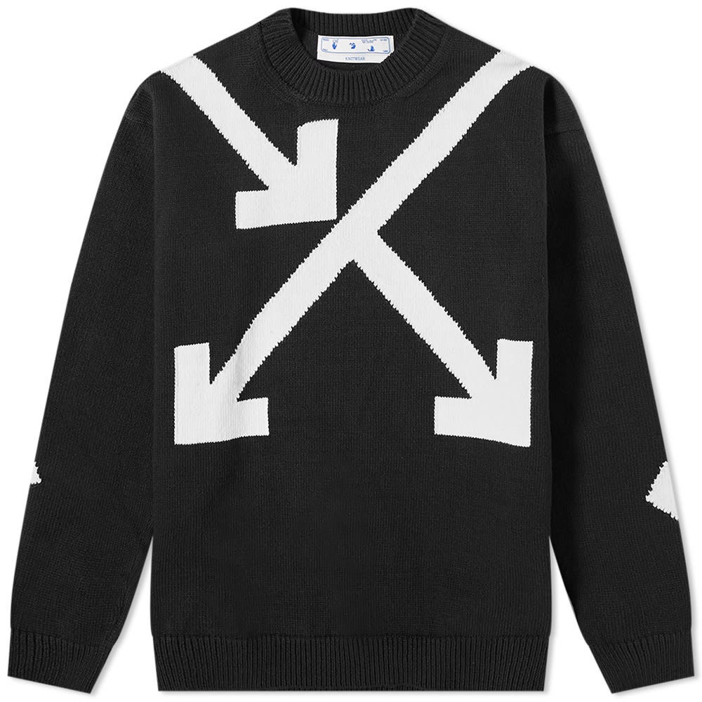 Photo: Off-White Twisted Arrows Knit Crewneck