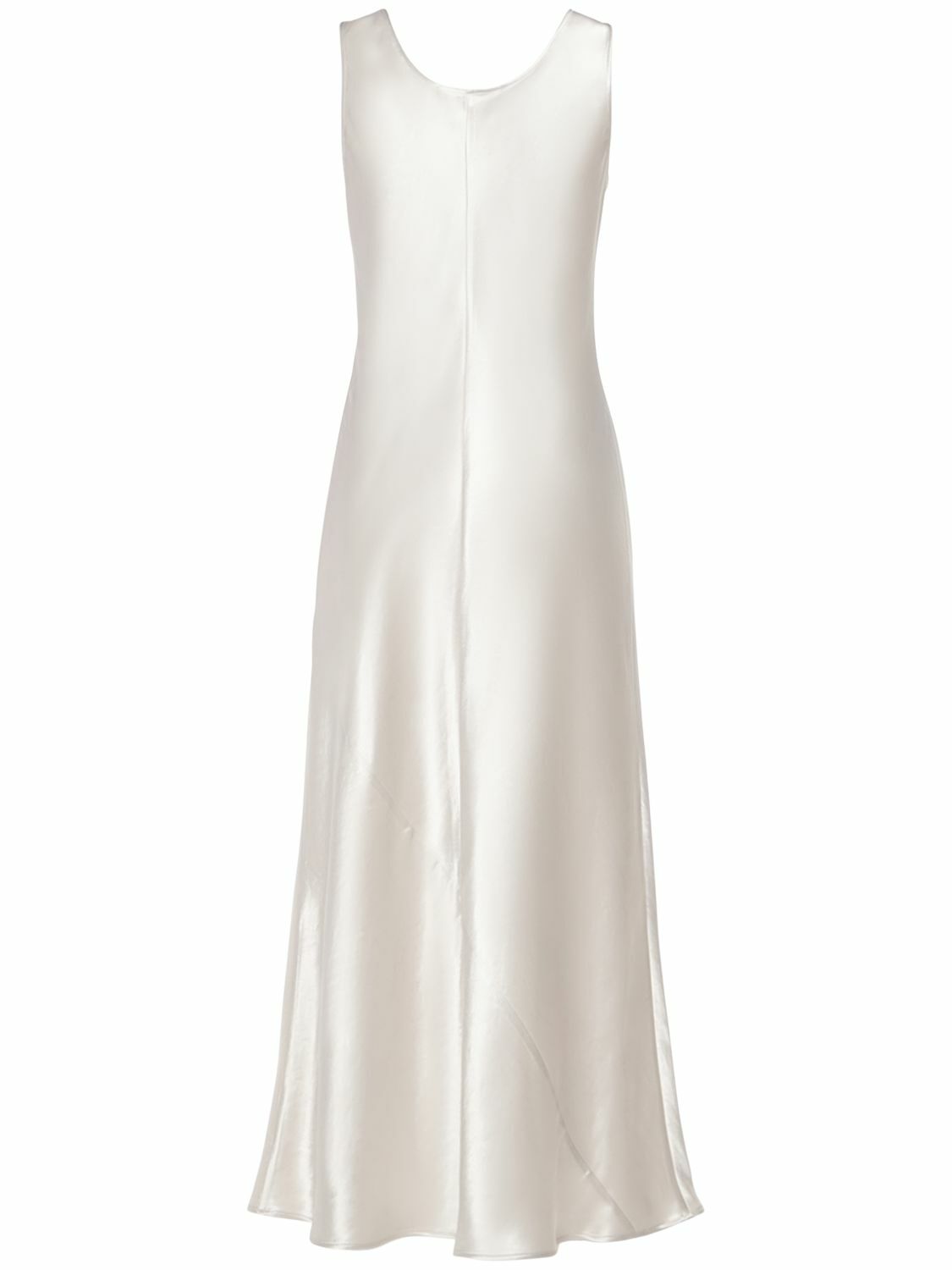 max mara satin midi dress Max Mara | Woman - Sleeveless envers satin dress - Black