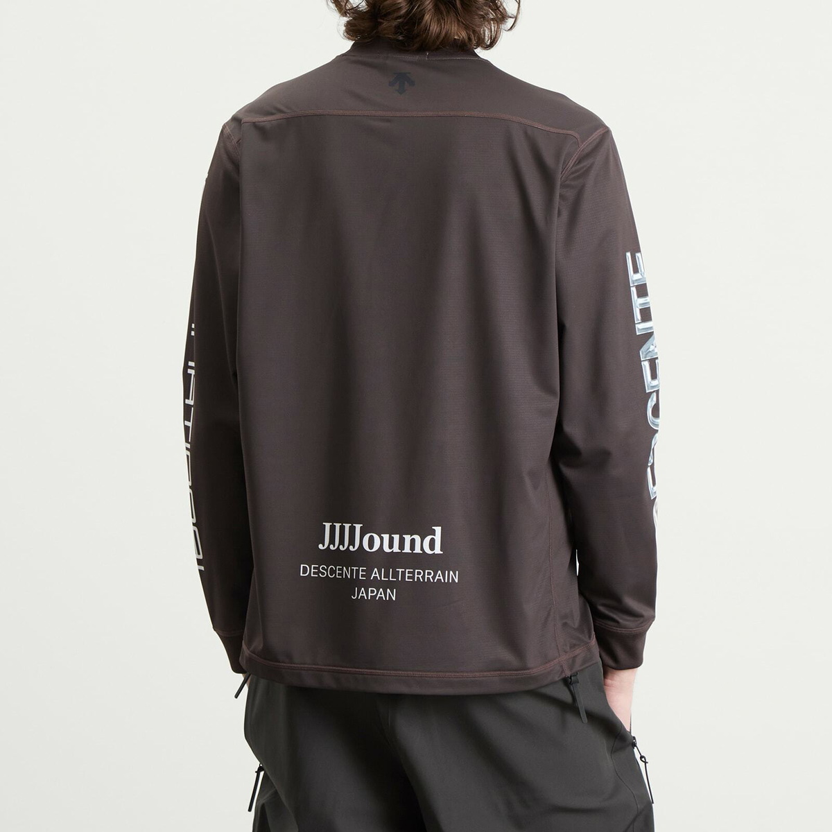 Descente Men's Allterrain x JJJJound Warm Up Long Sleeve in Brown