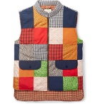 Gucci - Padded Patchwork Canvas, Shell and Cotton-Blend Gilet - Multi