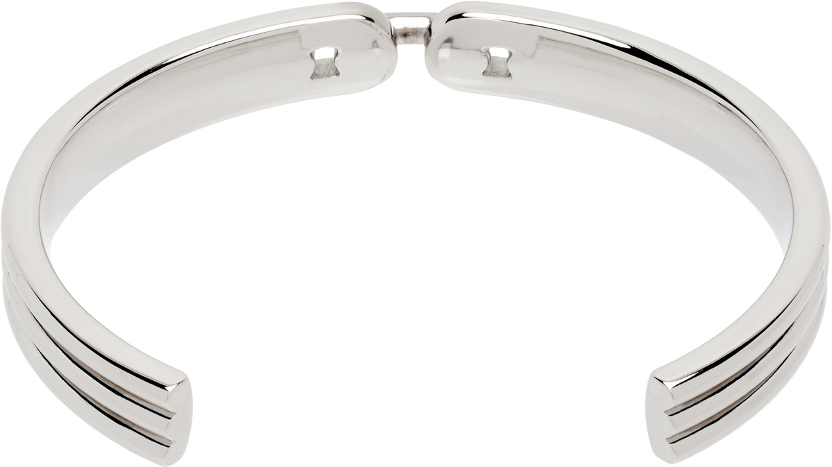 Lanvin Silver Chain Rigid Bracelet