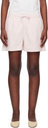 Maison Kitsuné Pink Baby Fox Patch Regular Jog Shorts