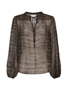 MC2 Saint Barth Harper Silk Blouse With Animal Print