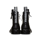 Dolce and Gabbana Black Immersion Finish Summer Boots