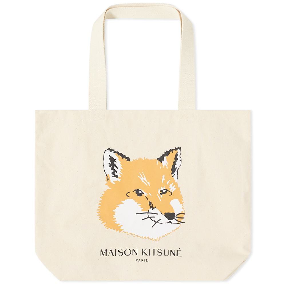Photo: Maison Kitsune Fox Head Tote Bag