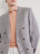 Brunello Cucinelli - Linen and Cotton-Blend Polo Shirt - Orange