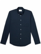 NN07 - Arne 5655 Button-Down Collar Organic Cotton and Modal-Blend Twill Shirt - Blue
