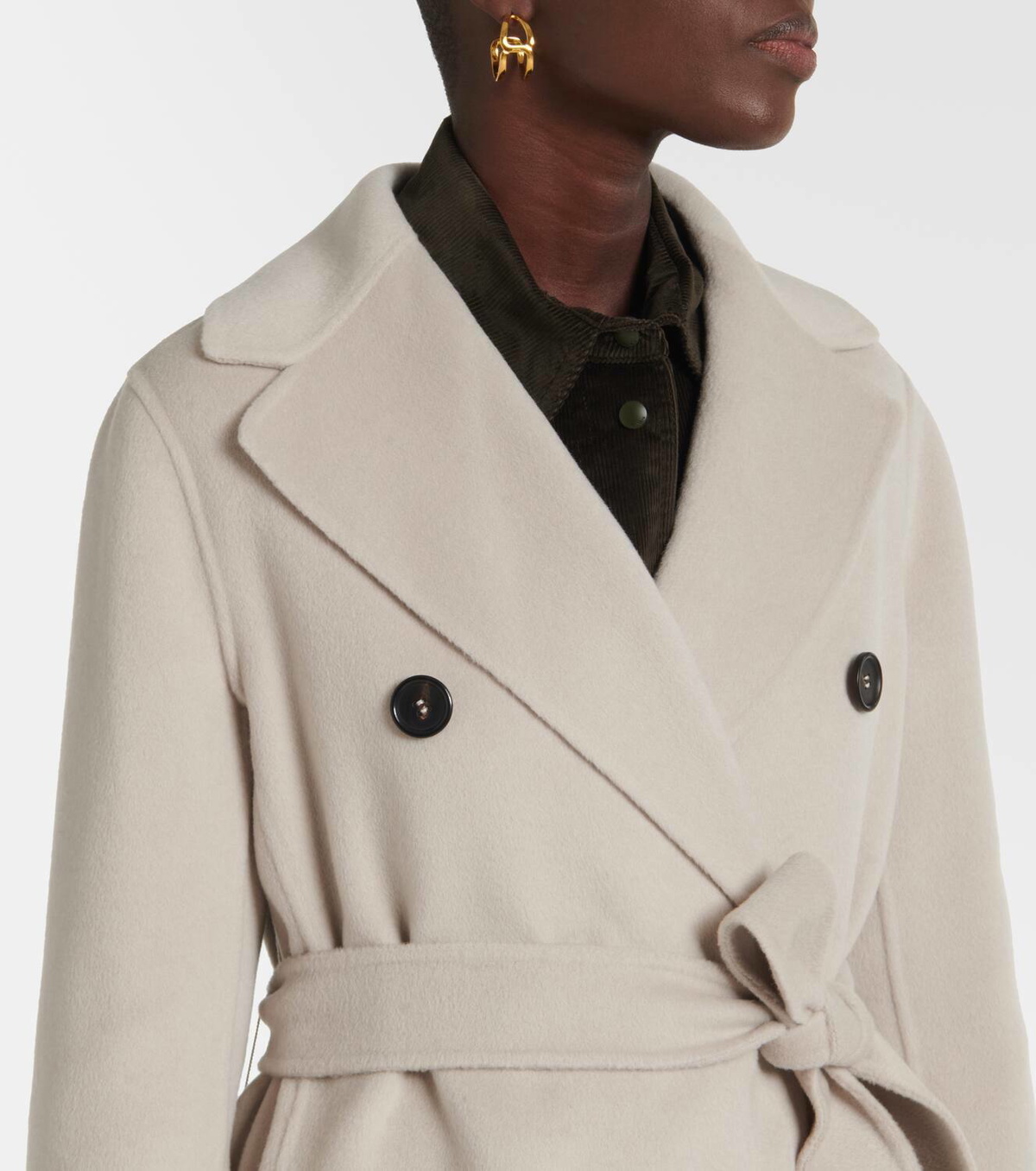コート S MAX MARA WOOL DOUBLE-BREASTED COAT S Max Mara Double-breasted wool coat S Max Mara