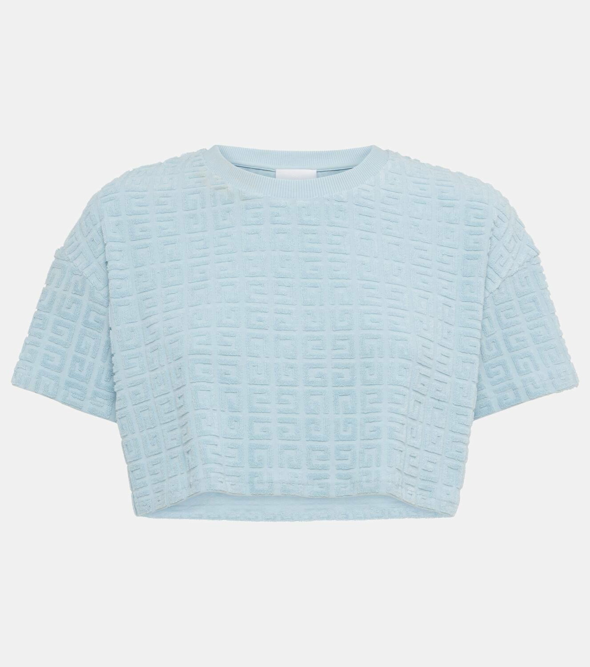 Givenchy Plage 4G cotton-blend terry crop top Givenchy