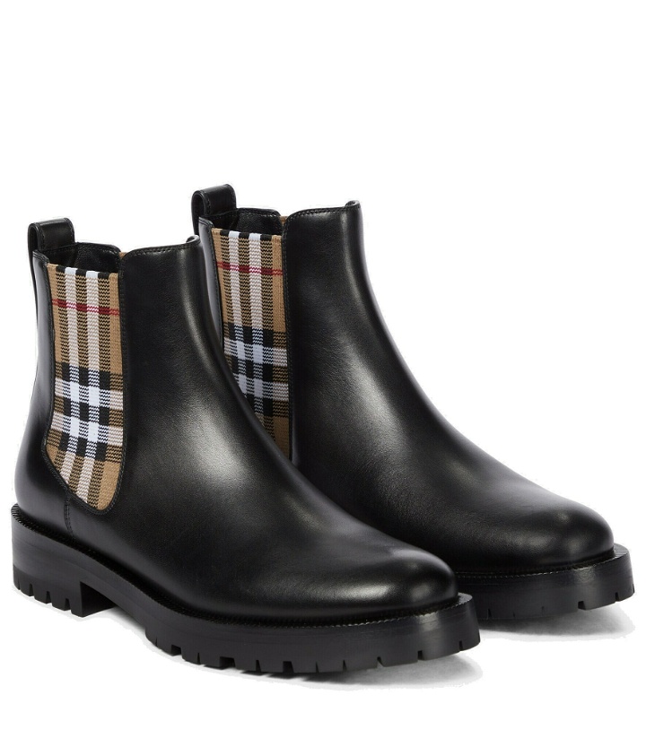Photo: Burberry - Leather Chelsea boots
