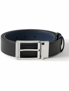 Dunhill - 3.5cm Reversible Full-Grain Leather Belt - Black