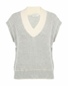 Peserico Womens Sweater in Ivory