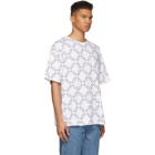 Valentino White VLTN Grid T-Shirt