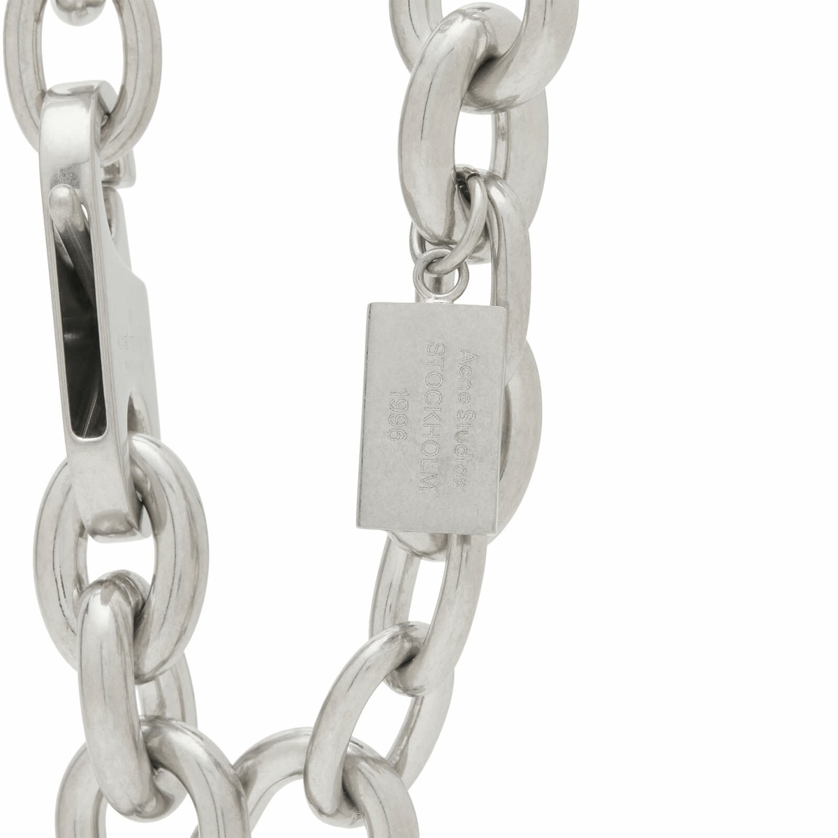 Acne Studios Women's Ainlock Necklace in Vintage Silver 