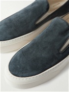 Common Projects - Suede Slip-On Sneakers - Blue