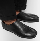 Maison Margiela - Tabi Collapsible-Heel Split-Toe Leather Loafers - Men - Black