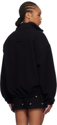 Rier Black Fleece Sweater