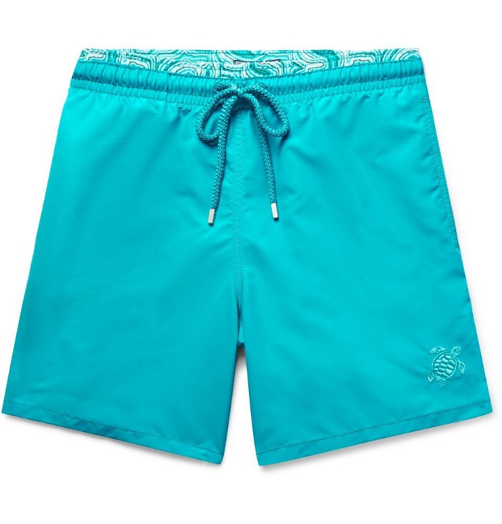 Photo: Vilebrequin - Moloka Mid-Length Printed Swim Shorts - Men - Turquoise