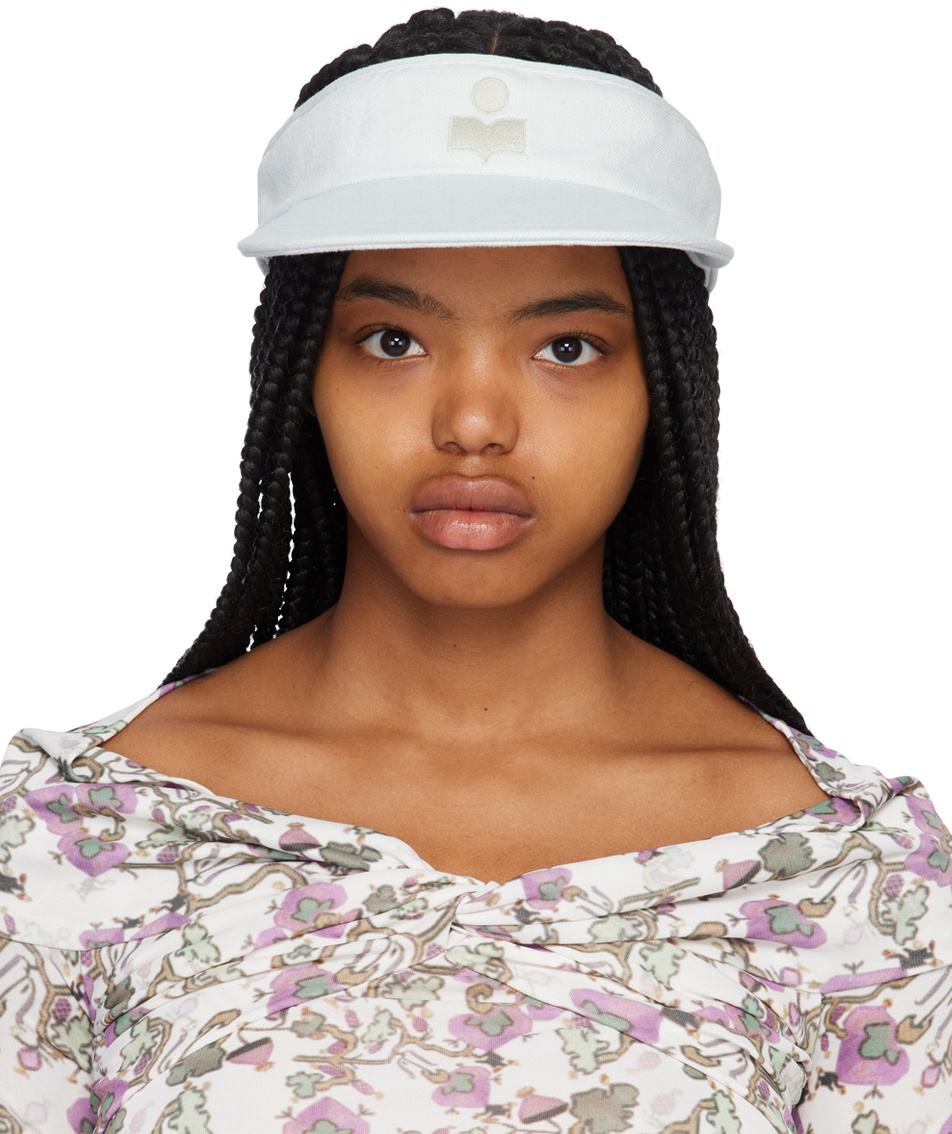 Isabel Marant Blue  Visor Cap Isabel Marant Blue Cotton Cap M | eBay main image 4