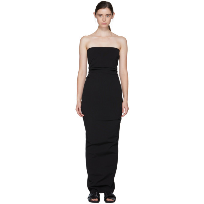 Rick Owens Black Bustier Gown Rick Owens