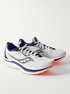 Saucony - Endorphin Speed 2 Rubber-Trimmed Mesh Running Sneakers - White