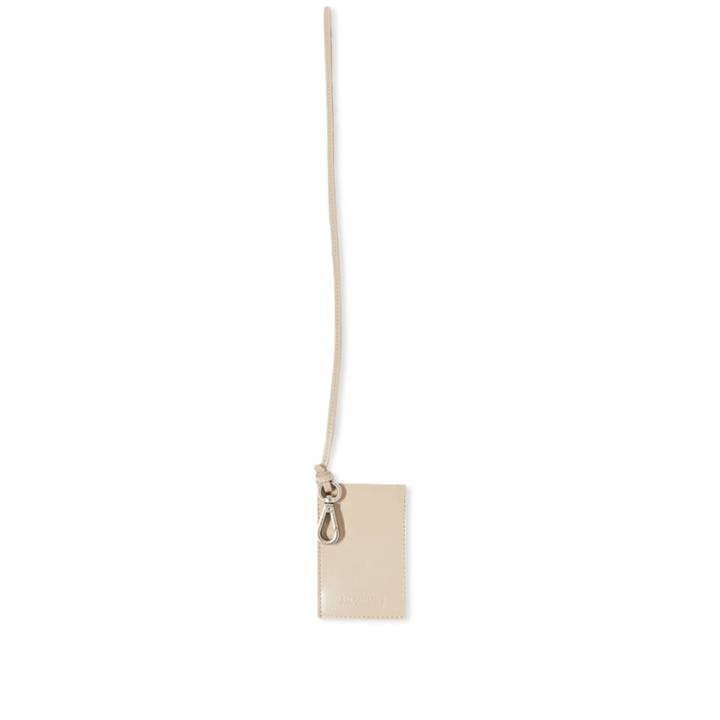 Photo: Jacquemus Men's Porte Frescu Neck Wallet in Beige