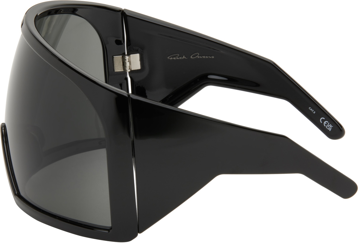 Rick Owens Black Hollywood Kriester Sunglasses