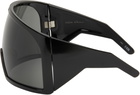 Rick Owens Black Hollywood Kriester Sunglasses