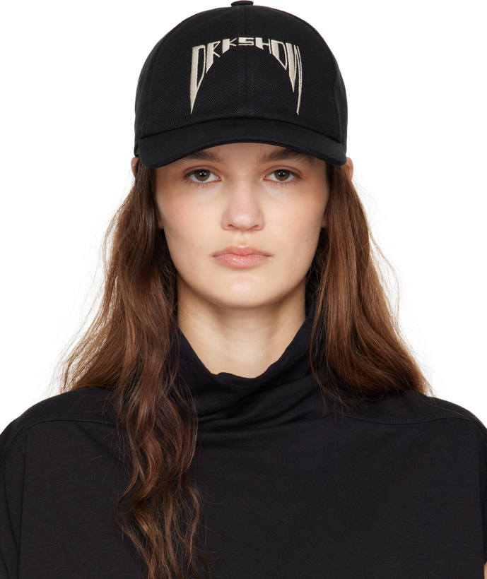 Photo: Rick Owens DRKSHDW Black Overdyed Denim Baseball Cap