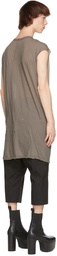 Rick Owens Grey Dylan Sleeveless T-Shirt