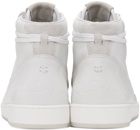 A-COLD-WALL* White Luol Hi Top Sneakers