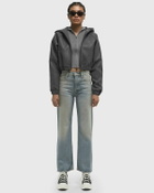 Daily Paper Pu scuba cropped jacket Black Womens Bomber Jacket