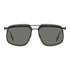 Alexander McQueen Black Skull Square Sunglasses