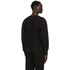 Les Tien Black Crop Sweatshirt