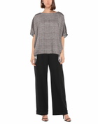 Manila Grace Womens Top in Brown