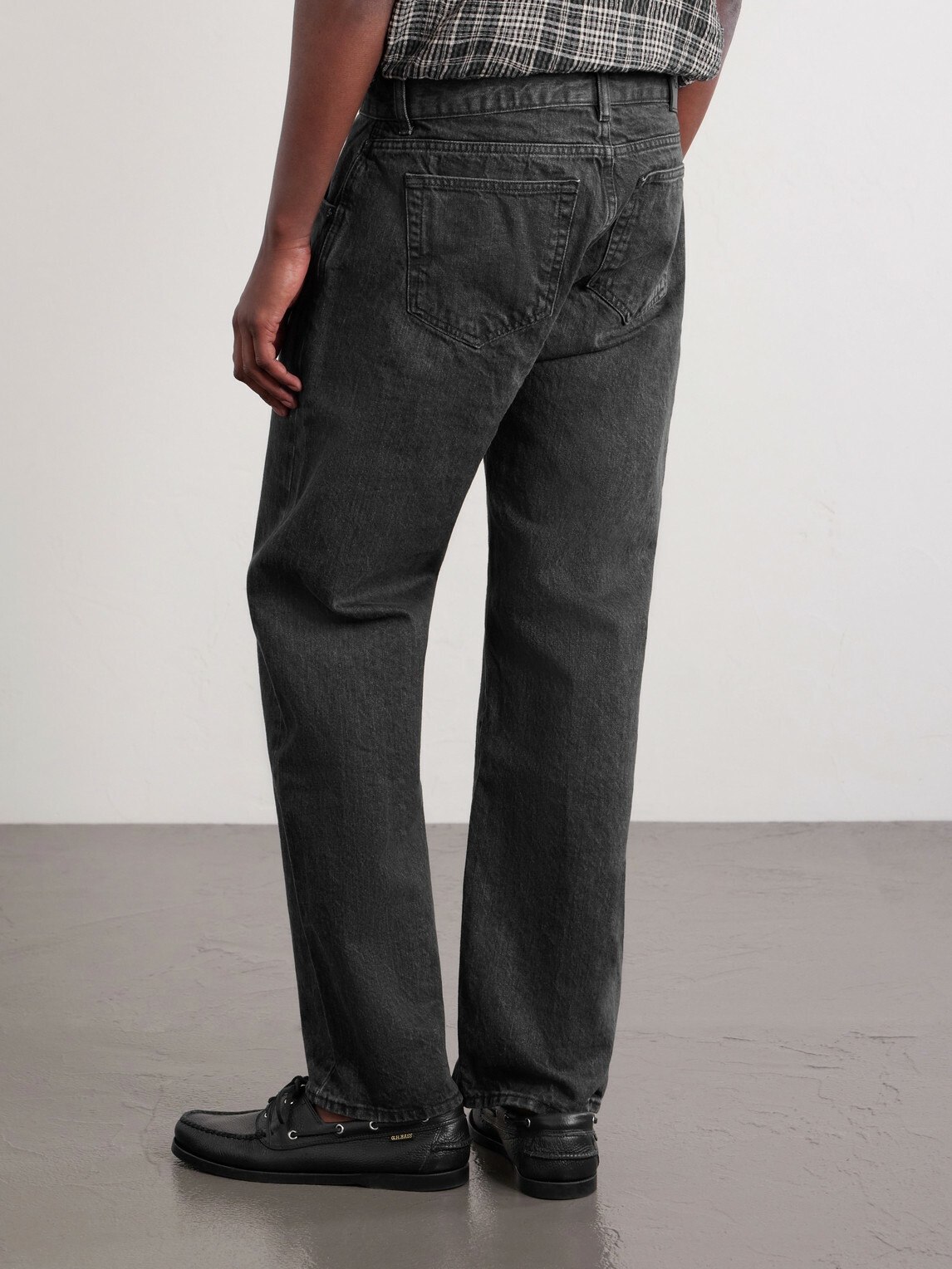 Corridor - Straight-Leg Organic Jeans - Black
