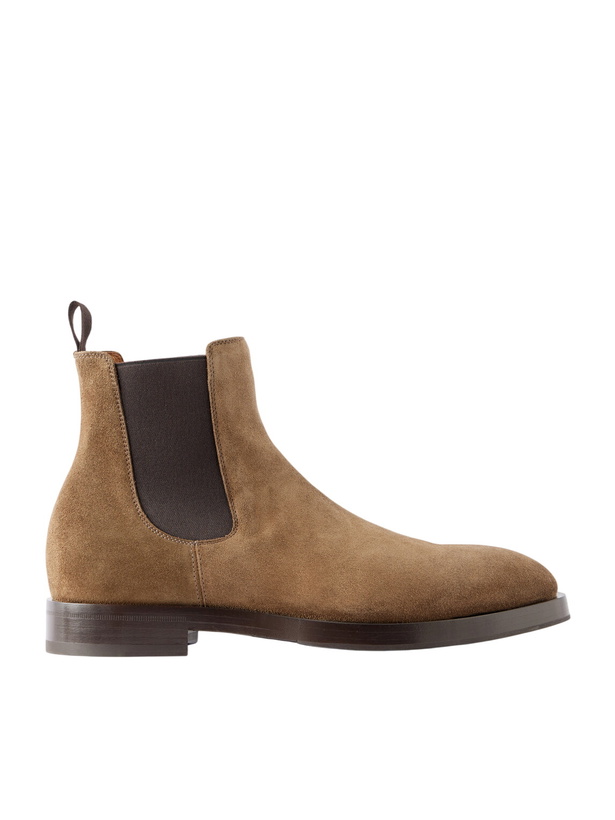 Photo: Officine Creative - Ortega 003 Suede Chelsea Boots - Green