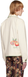 Bode White Georgia Peach Jacket