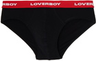 Charles Jeffrey Loverboy Two-Pack Black & Red Briefs